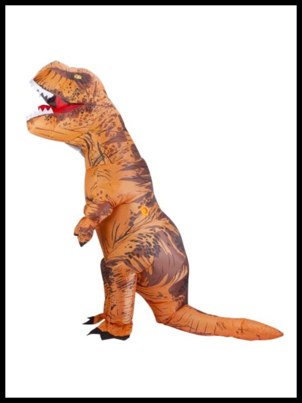 Inflatable T-Rex Dinosaur Costume Adult Polyester Halloween Bodysuit